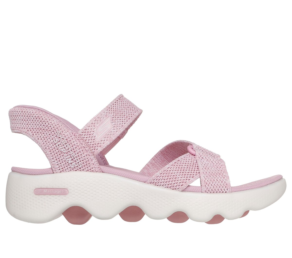 Skechers Slip-ins: GO WALK Massage Fit Sandal - Heather