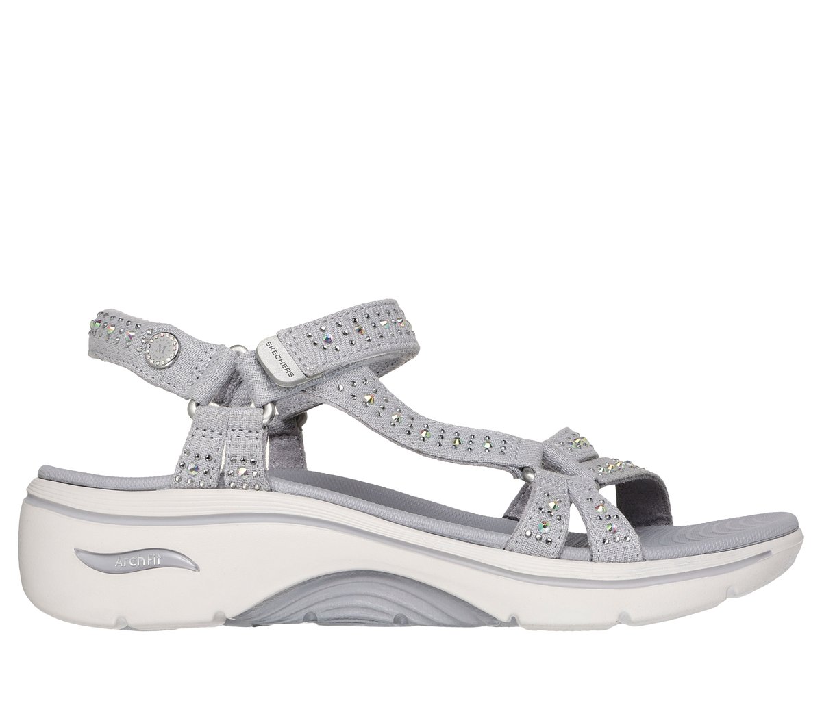 Martha Stewart: GO WALK Arch Fit 2.0 Sandal - Glitter