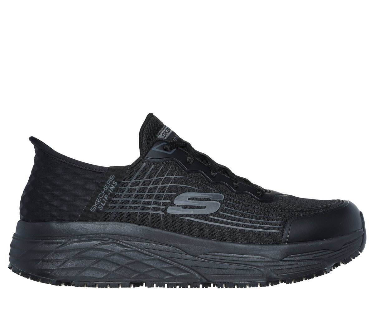 Skechers Slip-ins Work Slip-Resistant Relaxed Fit: Max Cushioning Elite - Remmal