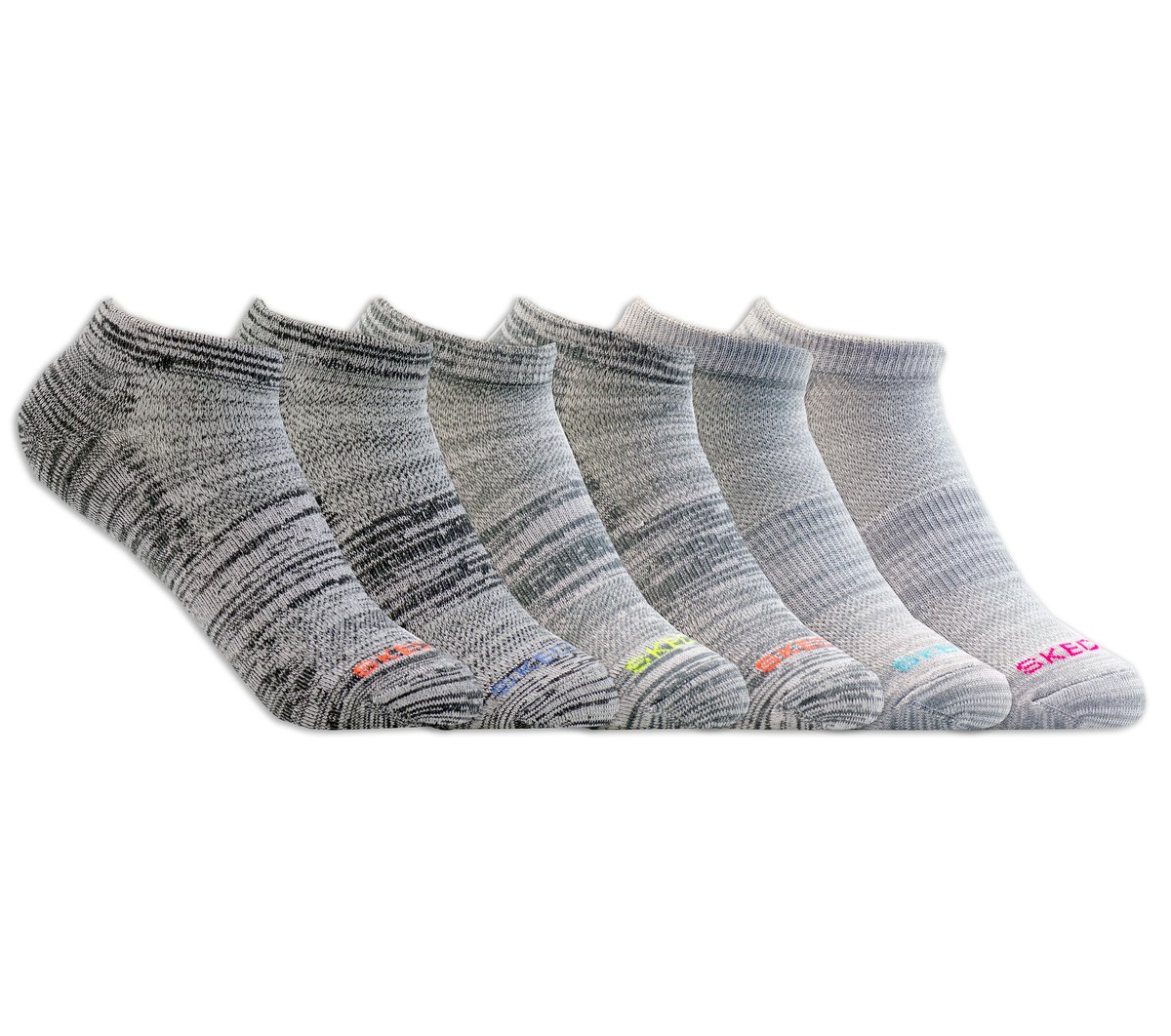 6 Pack Women's Low Cut Sport Stripe Socks