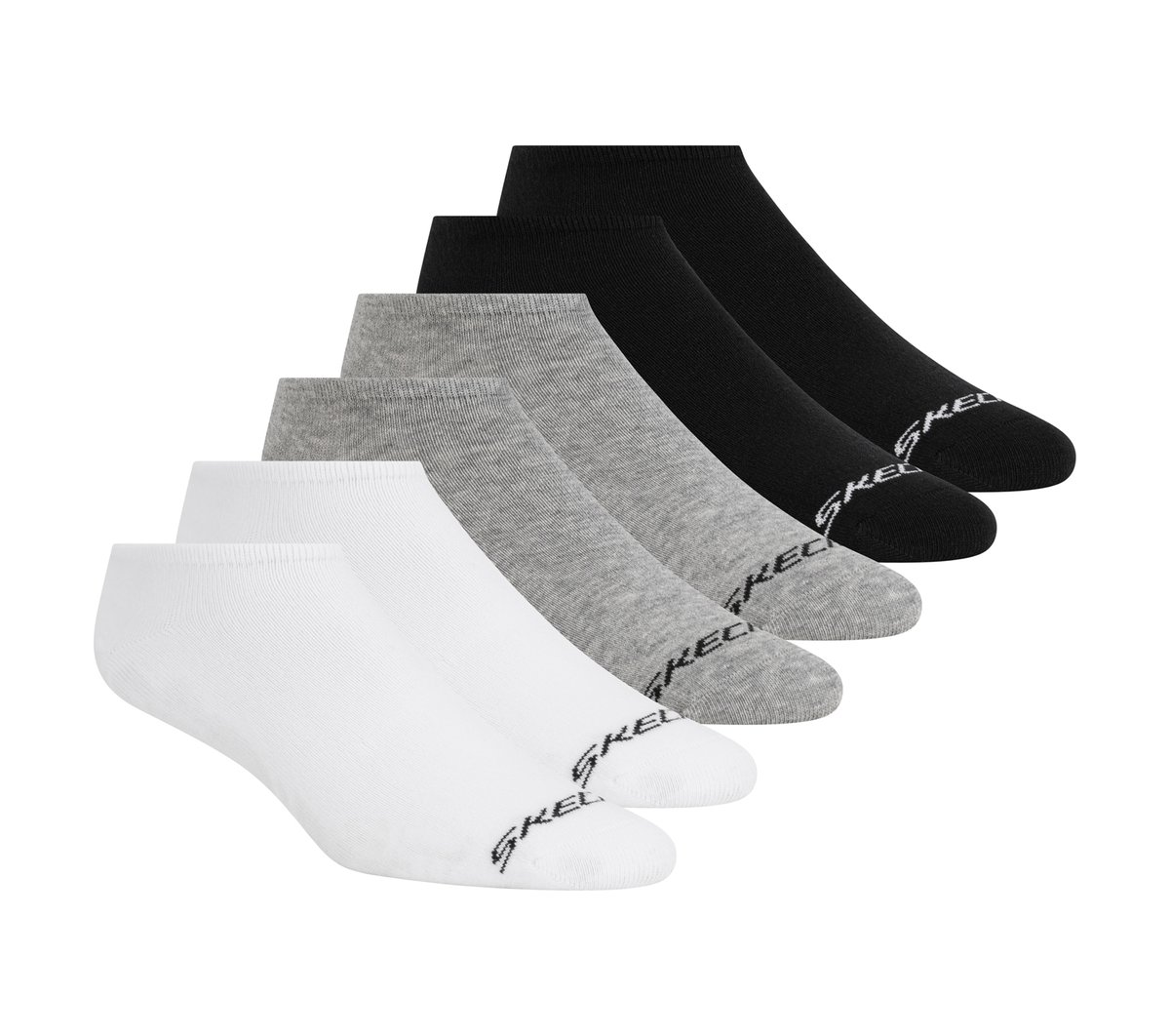 6 Pack Men's Cotton No Show Socks