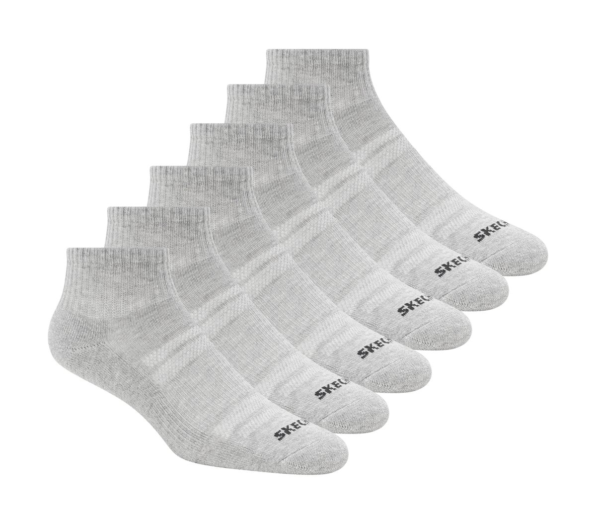 6 Pack Core Quarter Medium Socks