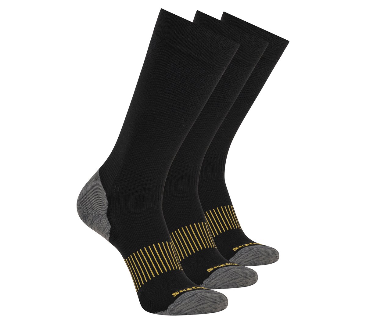Work: 3 Pack Men's Over Calf Compression Socks
